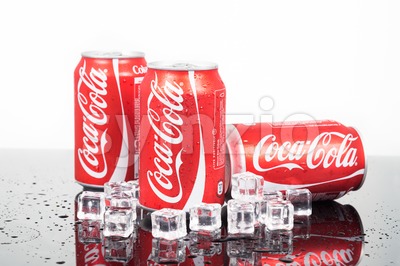 KUALA LUMPUR, FEBRUARY 4, 2016: Coca-cola maintained as the market leader of the cola soft drink segment in Malaysia market in the recent release of Stock Photo