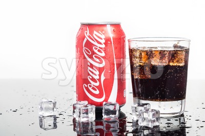 KUALA LUMPUR, FEBRUARY 4, 2016: Coca-cola maintained as the market leader of the cola soft drink segment in Malaysia market in the recent release of Stock Photo