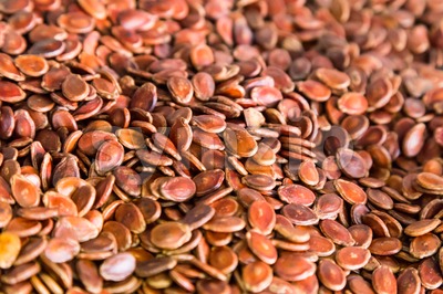 Red dried melon seed popular snack during Chinese New Year Stock Photo
