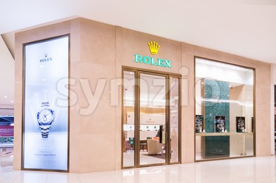 KUALA LUMPUR, MALAYSIA -  January 29, 2017: Rolex SA with its outlet in Kuala Lumpur, retail and service wristwatches under Rolex and Tudor brands Stock Photo