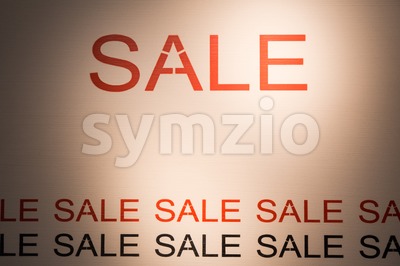 SALE word poster offer retail promotion discount Stock Photo