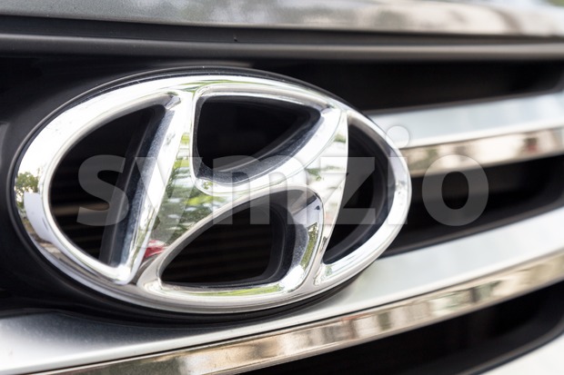 KUALA LUMPUR, MALAYSIA - August 12, 2017: The Hyundai Motor Group is a South Korean multinational conglomerate headquartered in Seoul, South Korea Stock Photo