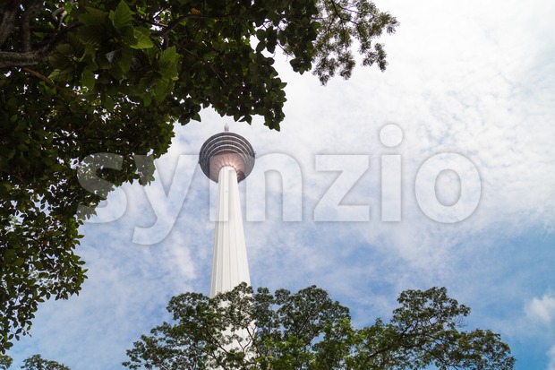 KUALA LUMPUR,  MALAYSIA, SEPTEMBER 16, 2017: KL Tower is the seventh-tallest tower in the world by pinnacle height at ...