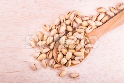 Pistachios rich in anti-oxidants good for health, keeps healthy heart. Stock Photo